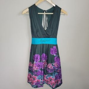 Desigual Rosario Halter Fit and Flare Sz 44
